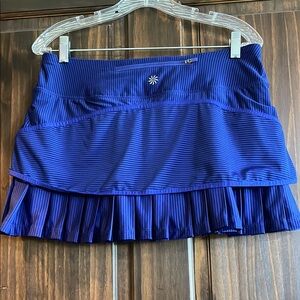 Athleta Purple Pleated Women's Tennis Skirt Size M Excellent Condition